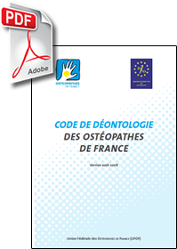 Visualisez / Téléchargez le Code de Déontologie des Ostéopathes de France